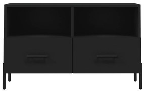 Móvel p/ TV 80x36x50 cm derivados de madeira preto