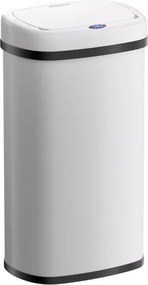 Caixote do lixo com sensor em aço inoxidável  58L branco/creme