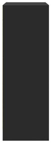 Aparador 77x34x100 cm derivados de madeira preto