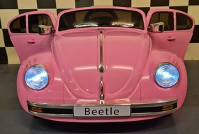 Carro infantil Volkswagen Carocha 12V Rosa