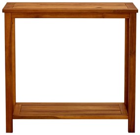 Mesa consola para jardim 80x35x75 cm madeira de acácia maciça