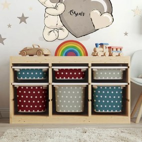 Autocolantes para a caixa IKEA TROFAST - Estrelas