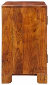 Aparador multicor 90x35x60 cm madeira de acácia maciça