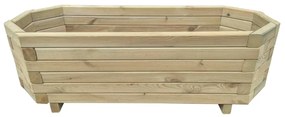 vidaXL Canteiro elevado para jardim 80x32x31 cm pinho impregnado