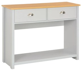 Mesa consola 97x35x76 cm cinzento