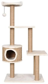 Árvore para gatos c/ postes arranhadores 123 cm erva marinha