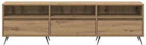 Cabide de TV Carvalho Artisan 150x30x44,5 cm Madeira de Engenharia
