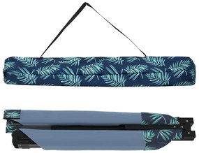 Cama de Sol Dobravel com Bolsa de Transporte Padrão de Folhas Tecido O