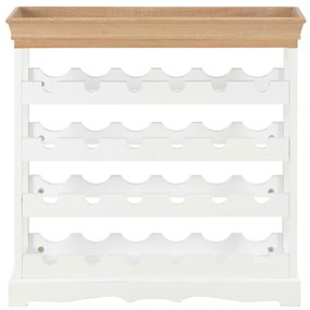 Garrafeira 70x22,5x70,5 cm MDF branco