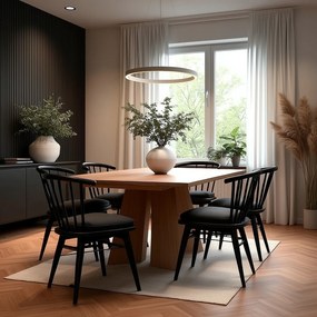 Candeeiro suspenso de design bege 60cm incl. LED regulável em 3 níveis - Girello