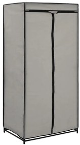 Roupeiro 75x50x160 cm cinzento