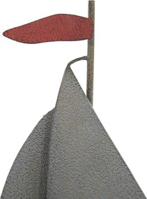 DECORAÇÃO DE PAREDE MAR 114,5X3,5X62,50 CM MULTICOLORIDO