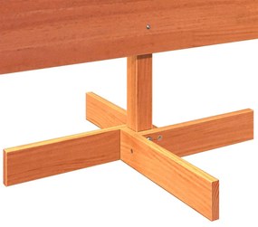 Árvore de Natal decorativa 180 cm pinho maciço castanho-mel