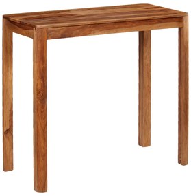 vidaXL Mesa de bar em madeira de acácia maciça 115x55x107 cm