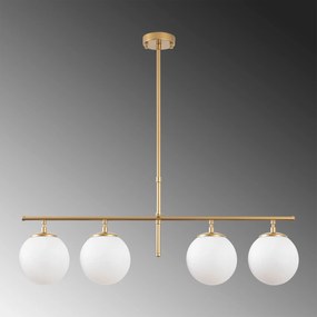 Candeeiro de Teto Roe – Dourado Brilhante – 81 x 15 x 36-76 cm