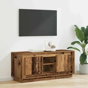 vidaXL Gabinete para TV Madeira Antiga 102 x 35 x 45 cm