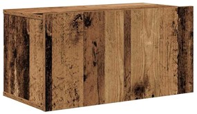 Conjunto de móvel de TV Montado na parede com armazenamento com porta