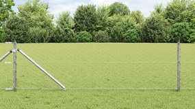 Cerca Hexagonal vidaXL 0,6x25 m Aço Galvanizado
