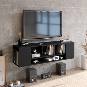 Móvel para TV Paldi – Preto – 135x39x35,2 cm