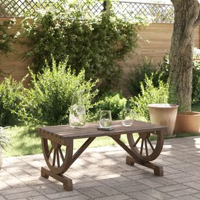 Mesa de centro para jardim 90x50x40 cm madeira de abeto maciça