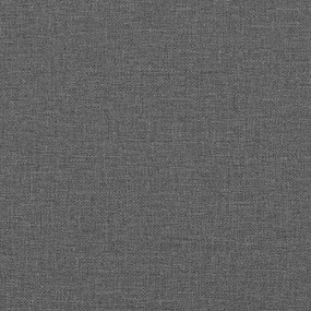 Estrutura de cama sem colchão 120x200 cm tecido cinzento-escuro