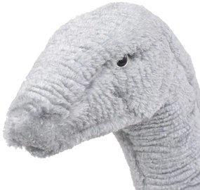Brinquedo de montar dinossauro braquiossauro peluche cinza XXL