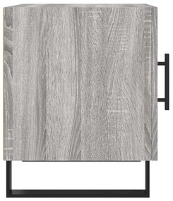Mesa cabeceira 2pcs 40x40x50 cm madeira processada cinza sonoma
