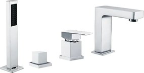 Mexen Cube torneira de banheira, cromado - 72932-00