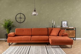 Sofá de Canto Mustang – Laranja – 274 x 174 cm