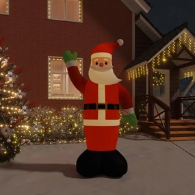 vidaXL Pai Natal insuflável com luzes LED 370 cm