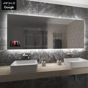 Espelho LED SMART com iluminação M24 + SmartScreen with Google TV