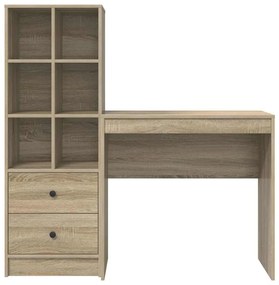 Mesa com Armazenamento Carvalho Sonoma Madeira Derivada