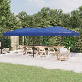 93535 vidaXL Tenda para festas dobrável 3x6 m azul