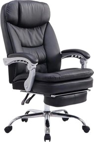 Cadeira de escritório XL Troy Couro sintético Preto