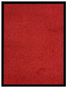 Tapete de porta 40x60 cm vermelho