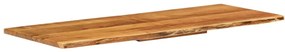 Tampo p/ móvel toucador WC 140x52x2,5 cm madeira acácia maciça