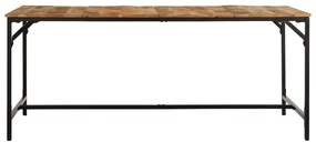 Mesa de jantar 180x90x75 cm madeira de mangueira maciça