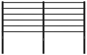 Cabeceira de cama 140 cm metal preto