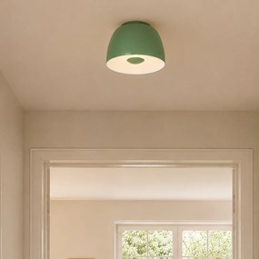 Plafond Retro Verde com Interior Branco - Vera