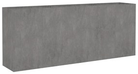 Canteiro elevado de jardim 200x40x80 cm aço corten