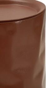 CONJUNTO DE MESAS DE APOIO NORIMBERGA 2 PEÇAS Ø 30X70-27X60 CM VERMELHO E BRANCO