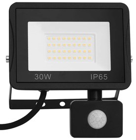 Projetor c/ iluminação LED e sensor 30 W branco frio