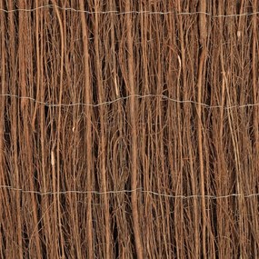 Cerca em galhos de madeira 600x100 cm