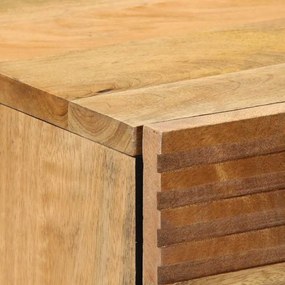 Mesa de cabeceira 50x33x60 cm madeira de mangueira maciça
