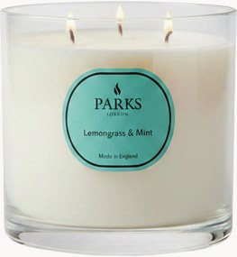 Vela perfumada artesanal com três pavios Vintage Aromatherapy (erva-príncipe, menta, citrinos)