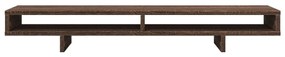 Suporte monitor 100x27x15cm derivados madeira carvalho castanho