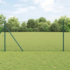 vidaXL Cerca Hexagonal Cinza 1,2x100 m Aço