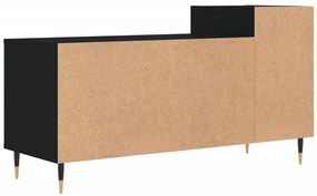 Móvel de TV 100x35x55 cm madeira processada preto