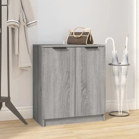 vidaXL Sapateira 59x35x70 cm derivados de madeira sonoma cinza