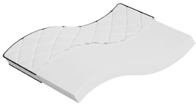 Colchão de espuma médio suave 140x200 cm